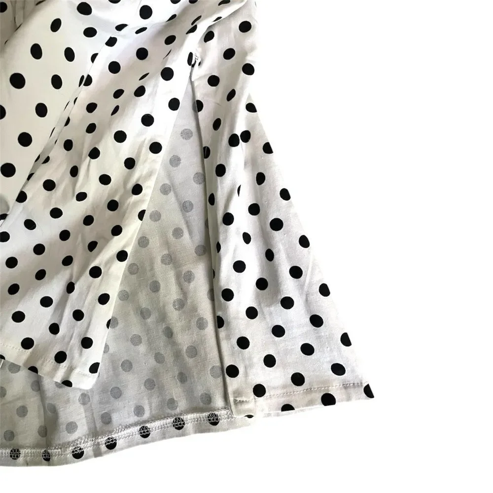 Retro Polka Dot Blouse - Picture 3 of 6